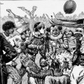 A bohemian football match