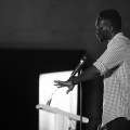 Abe Nouk, the 25-year-old Victorian champion of the Australian Poetry Slam for 2015.
