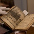 King Charles on the scaffold, bound in copy of King Charls his speech made upon the scaffold London, 1649