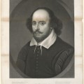 Engraved from the "Chandos" portrait by H.S. Sadd, 1860