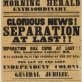 Glorious news! Separation at last!