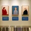 Paintings in The Big Issue portraits exhibition