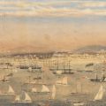 View of the north shore, Port Melbourne by WFE Liardet
