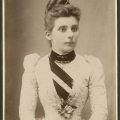 Portrait of an unidentified young woman, photograph by Louis Grouzelle, (between 1880 and 1890?]