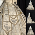 The Press Fancy dress skirt and part of sash, 1866; H141541