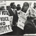 David G (1966) Anti conscription demonstrations through Melbourne streets,
